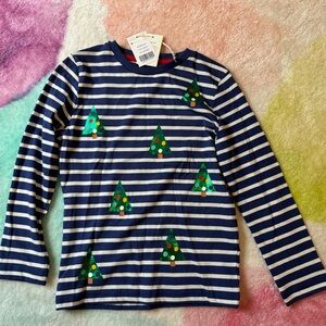 NWT Boden size 6/7 Christmas tree tee